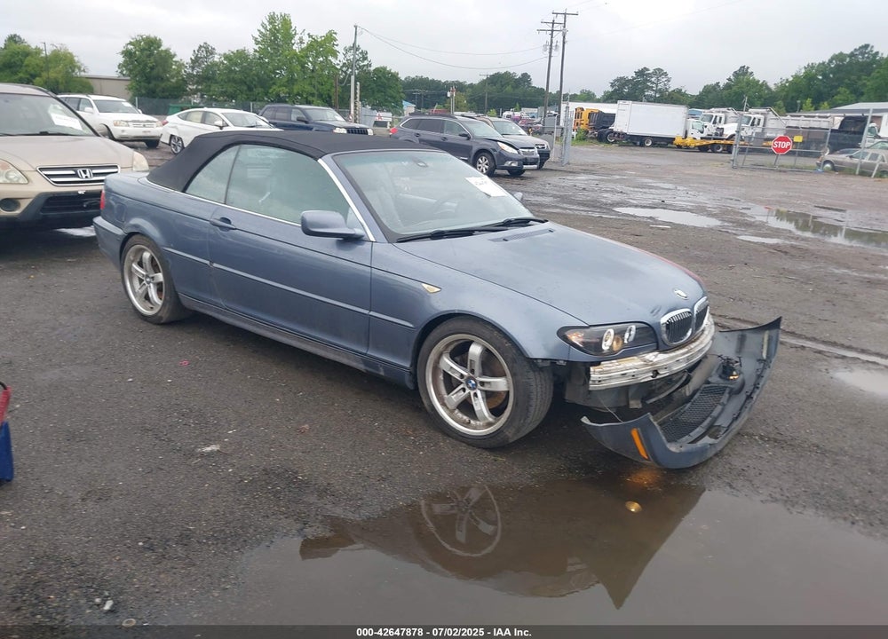 2005 BMW 325CI VIN: WBABW33475PL34822