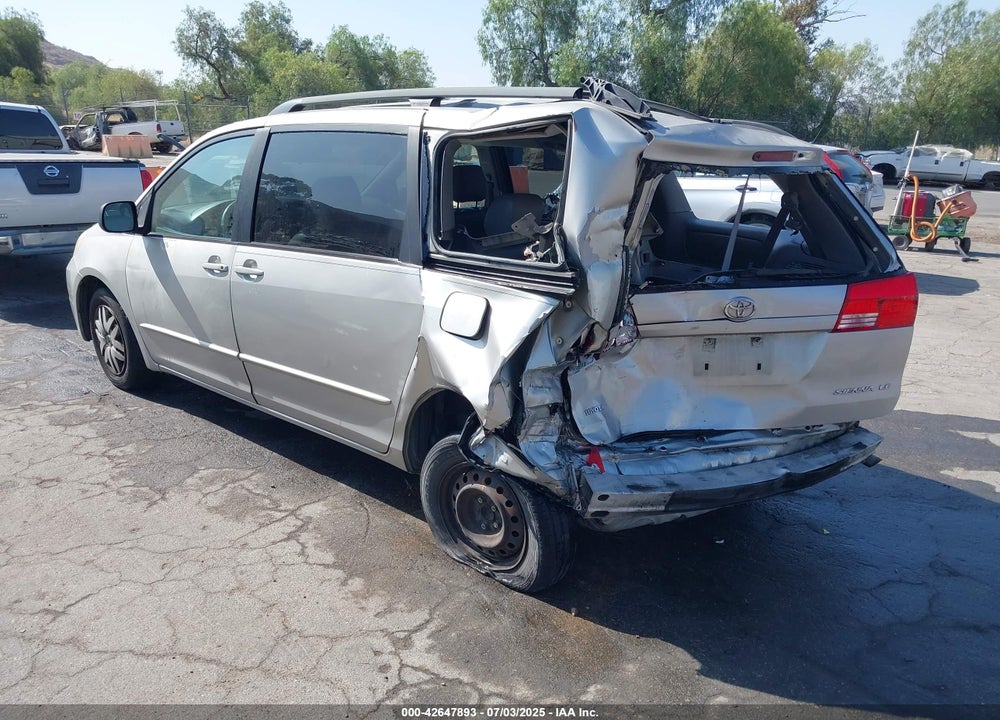 2004 TOYOTA SIENNA LE VIN: 5TDZA23C04S007409