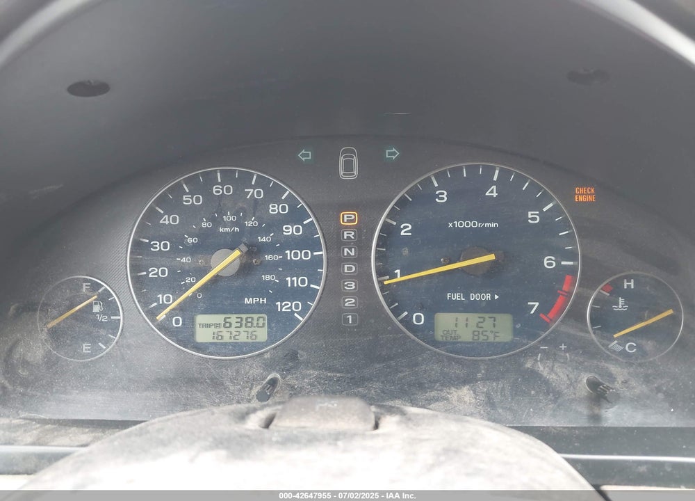 2006 SUBARU BAJA VIN: 4S4BT62C967100846