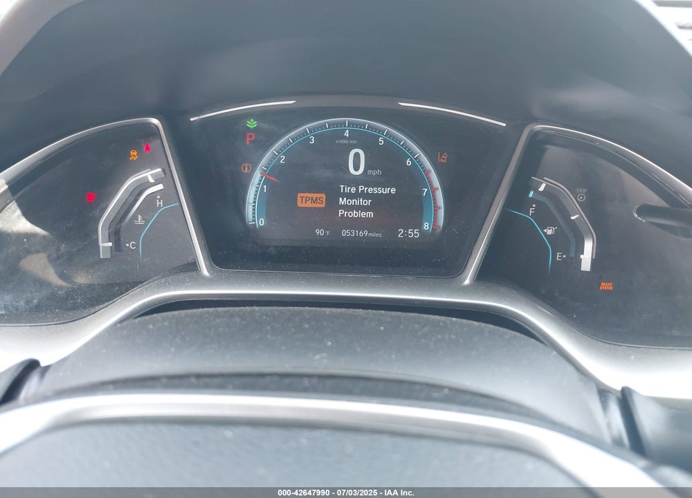 2017 HONDA CIVIC VIN: 19XFC1F41HE206741