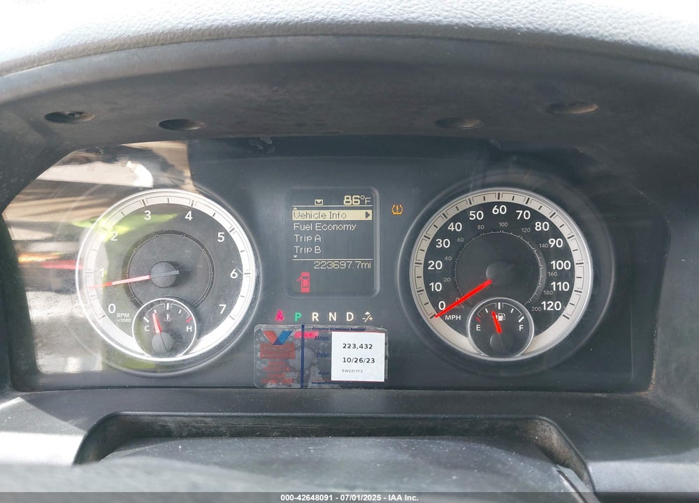 2013 RAM 2500 VIN: 3C6LR4AT1DG536144