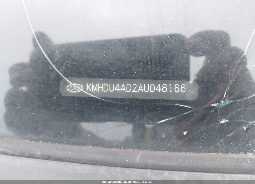 2010 HYUNDAI ELANTRA GLS VIN: KMHDU4AD2AU048166