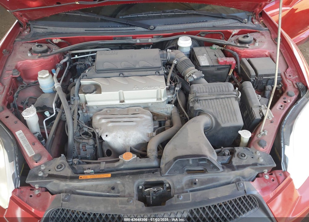 2011 MITSUBISHI ECLIPSE VIN: 4A37L5EF4BE002742