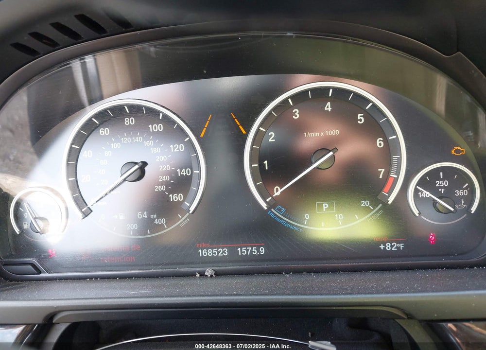 2014 BMW 5 SERIES VIN: WBA5B3C59ED533261