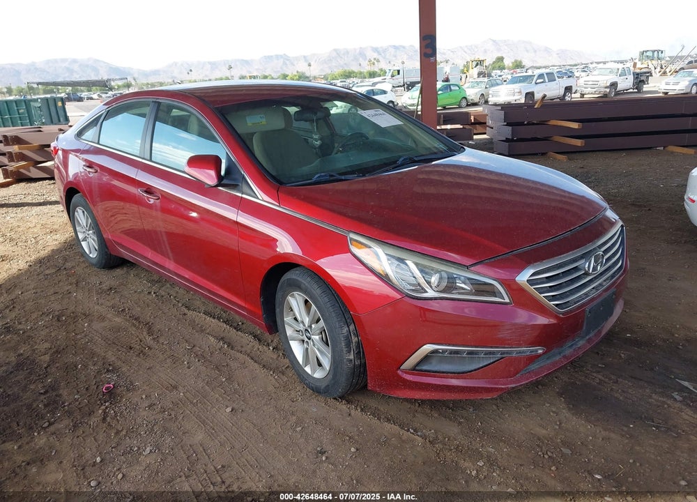 2015 HYUNDAI SONATA SE VIN: 5NPE24AF4FH243980
