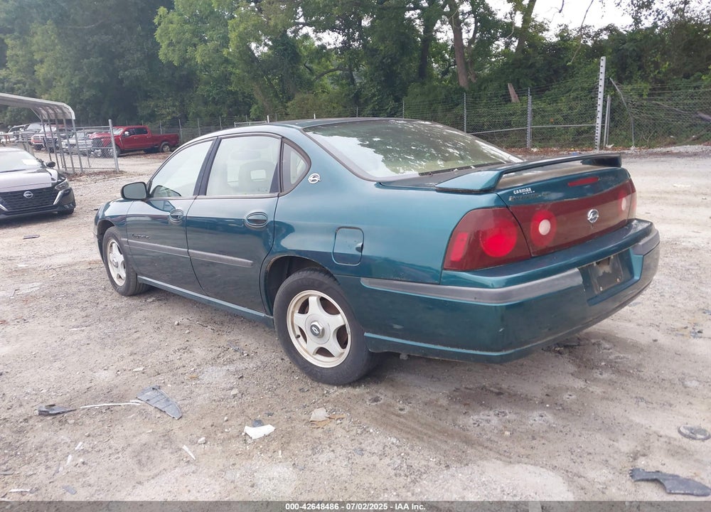 2000 CHEVROLET IMPALA LS VIN: 2G1WH55K0Y9177880