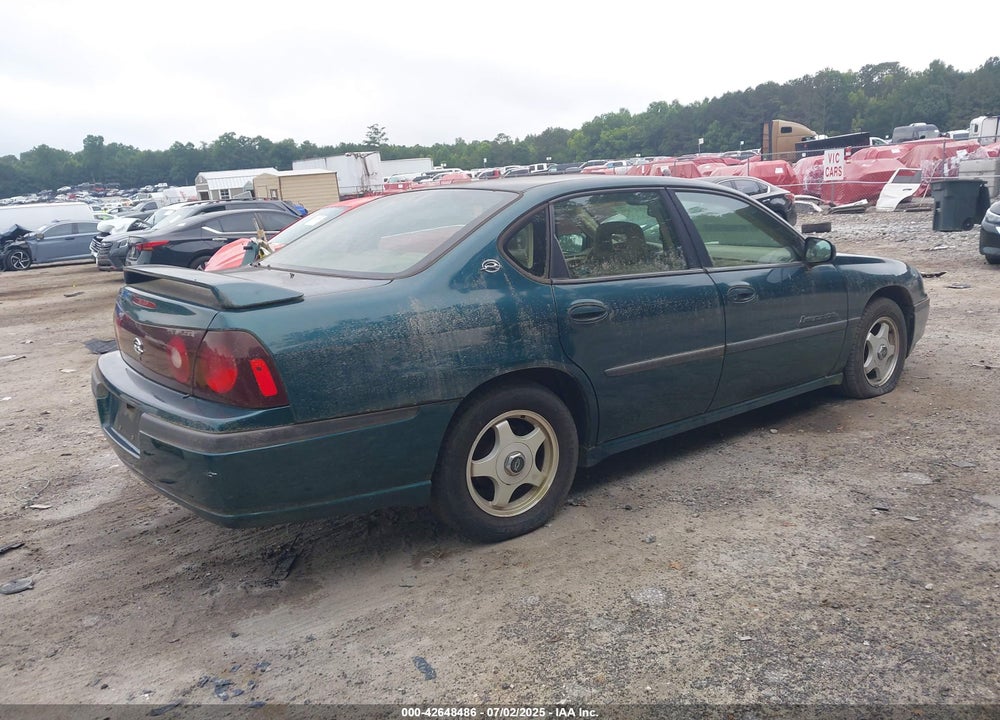 2000 CHEVROLET IMPALA LS VIN: 2G1WH55K0Y9177880
