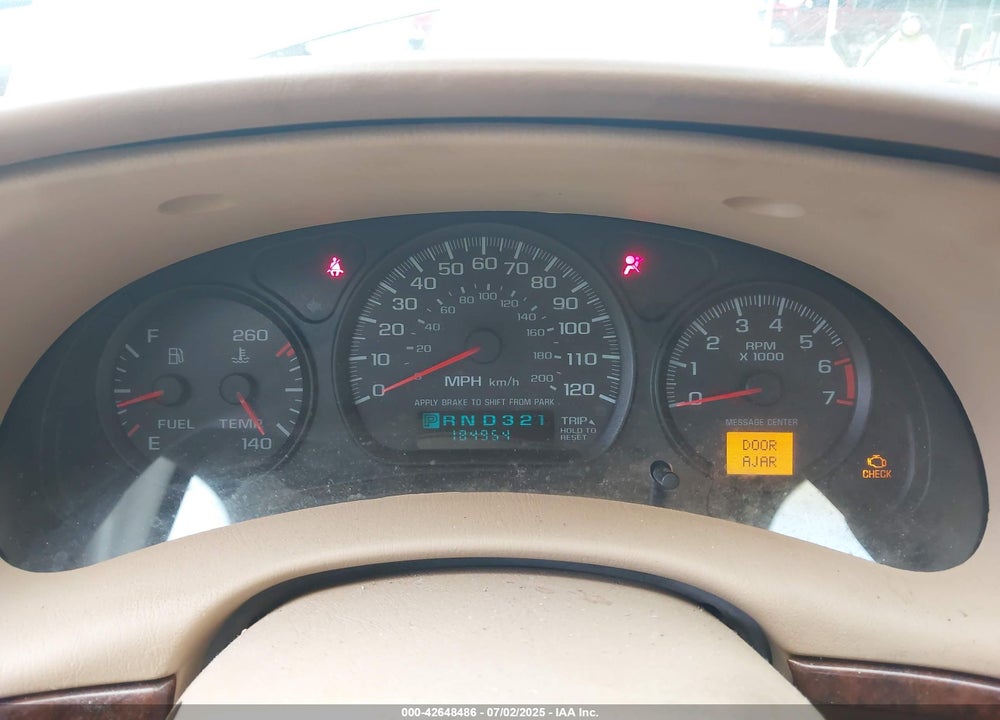 2000 CHEVROLET IMPALA LS VIN: 2G1WH55K0Y9177880