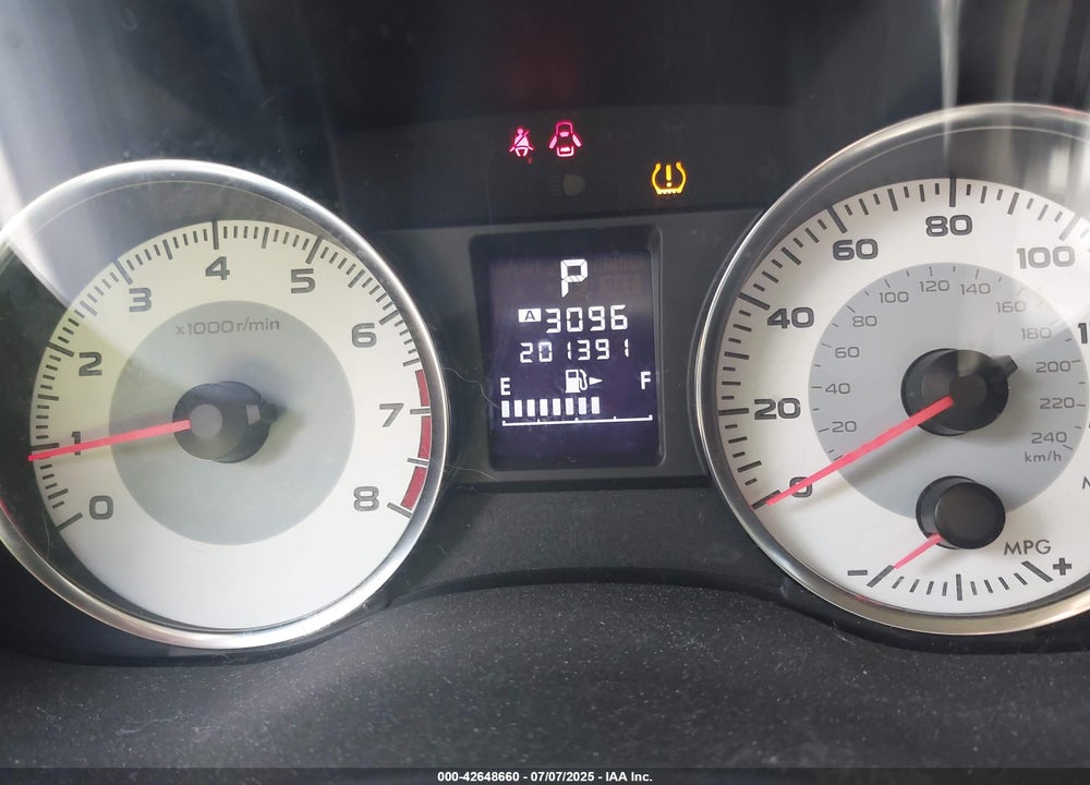 2012 SUBARU IMPREZA VIN: JF1GPAG60CH222866