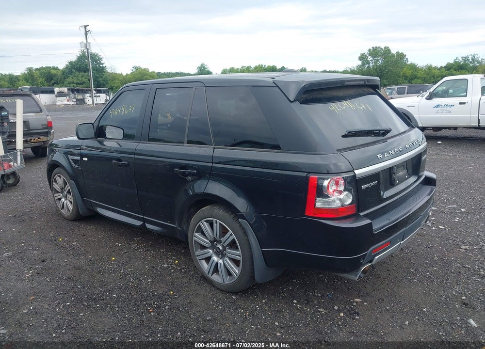 2013 LAND ROVER RANGE ROVER SPORT SUPERCHARGED VIN: SALSH2E44DA801337