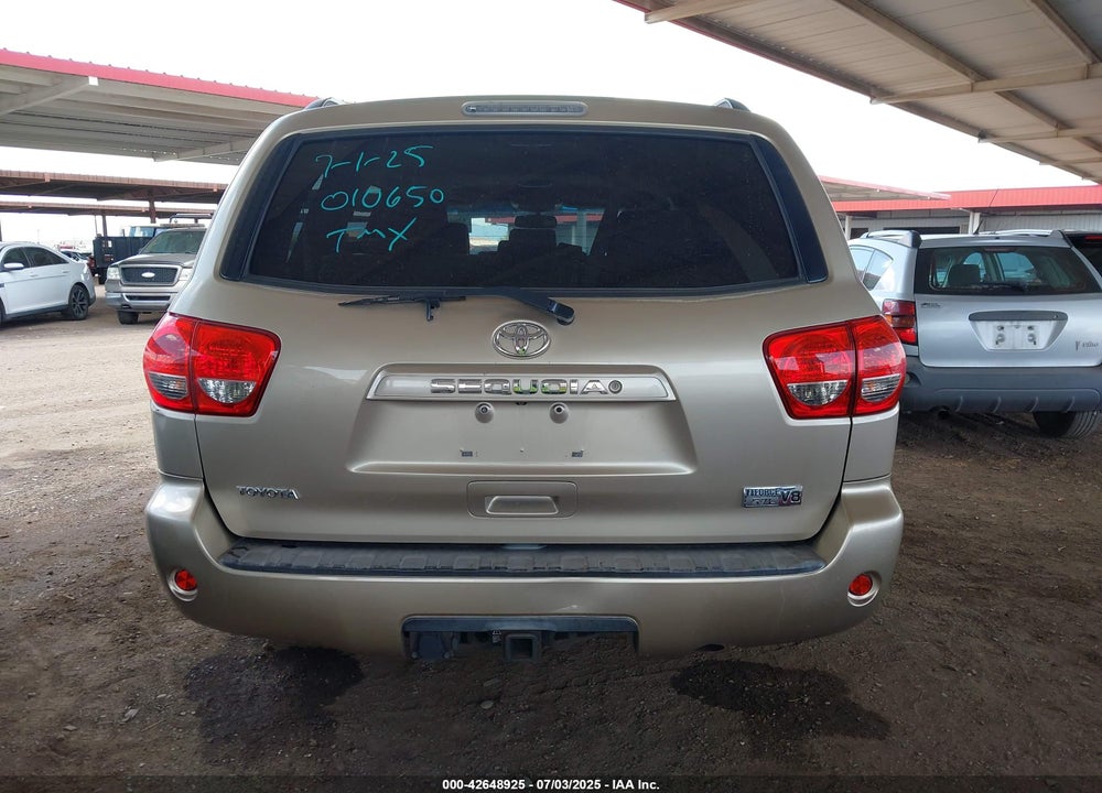 2008 TOYOTA SEQUOIA SR5 5.7L V8 VIN: 5TDZY64A18S010650