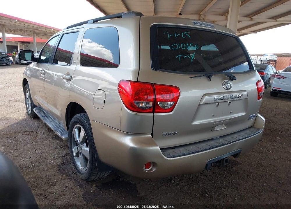 2008 TOYOTA SEQUOIA SR5 5.7L V8 VIN: 5TDZY64A18S010650