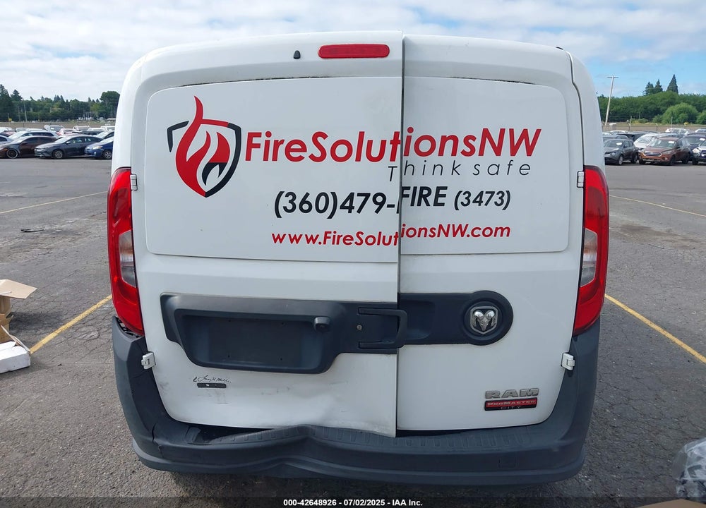 2020 RAM PROMASTER CITY TRADESMAN VIN: ZFBHRFAB7L6R69083