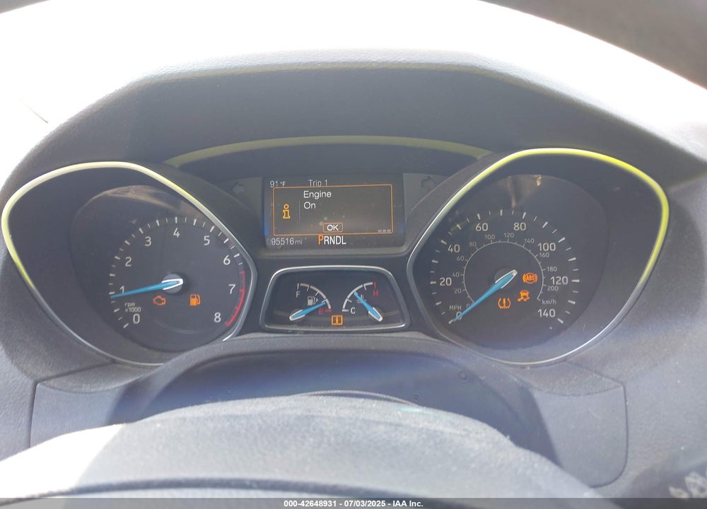 2017 FORD FOCUS VIN: 1FADP3K27HL212794