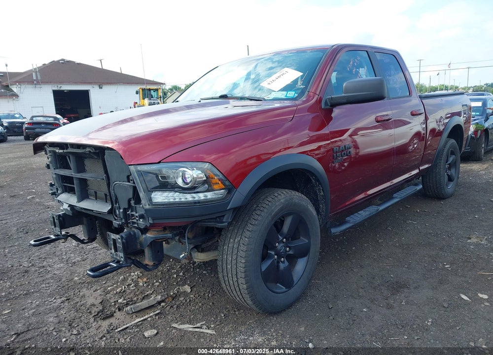 2019 RAM 1500 CLASSIC WARLOCK 4X4 6'4 BOX VIN: 1C6RR7GG8KS735946