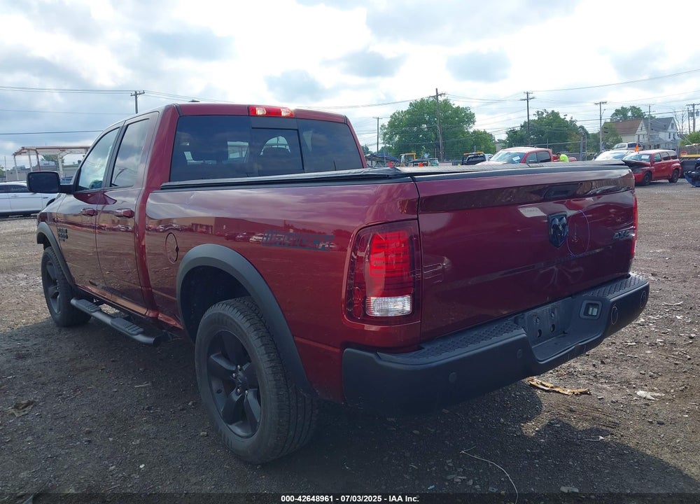 2019 RAM 1500 CLASSIC WARLOCK 4X4 6'4 BOX VIN: 1C6RR7GG8KS735946