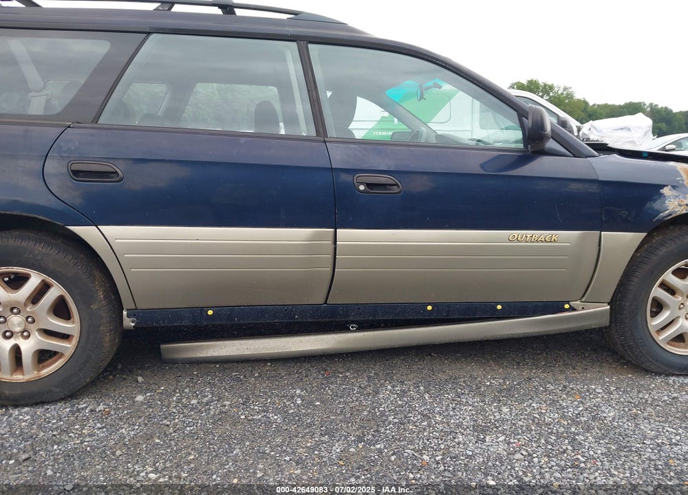 2002 SUBARU OUTBACK VIN: 4S3BH665827631841