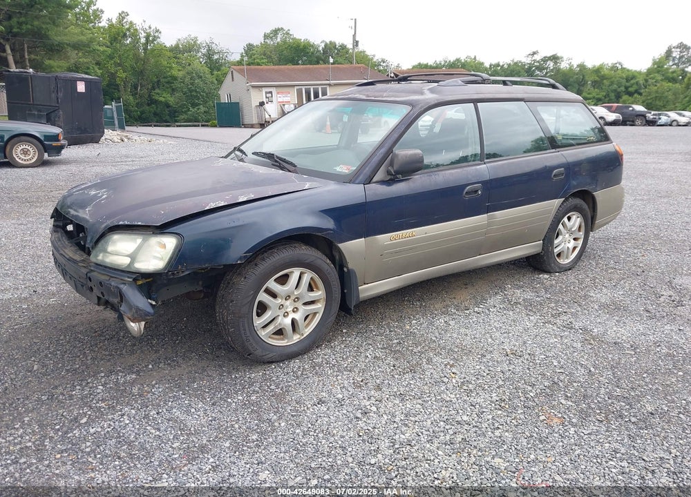 2002 SUBARU OUTBACK VIN: 4S3BH665827631841
