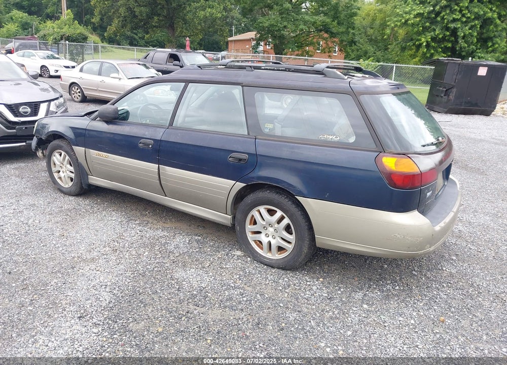 2002 SUBARU OUTBACK VIN: 4S3BH665827631841