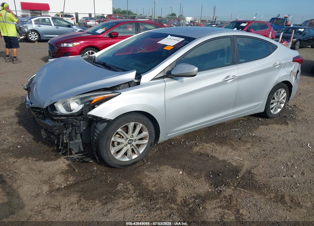 2014 HYUNDAI ELANTRA SE VIN: KMHDH4AEXEU210497