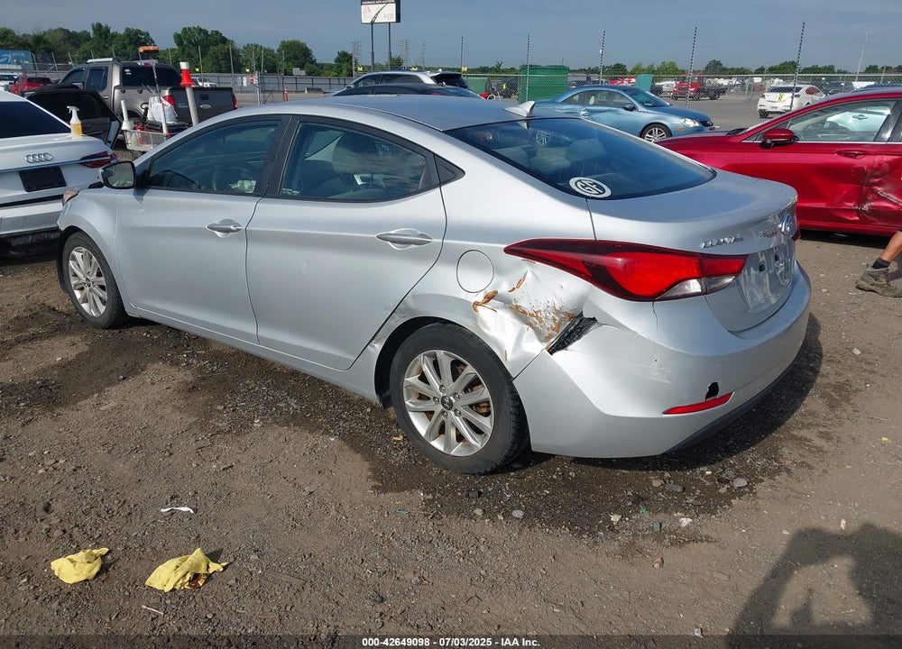 2014 HYUNDAI ELANTRA SE VIN: KMHDH4AEXEU210497