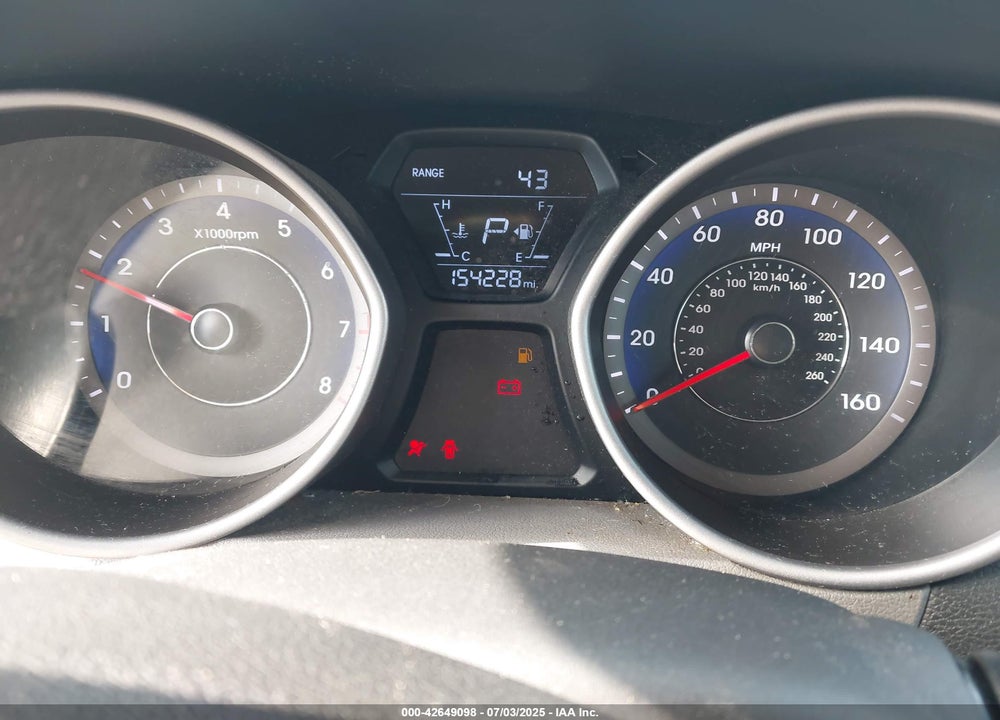 2014 HYUNDAI ELANTRA SE VIN: KMHDH4AEXEU210497