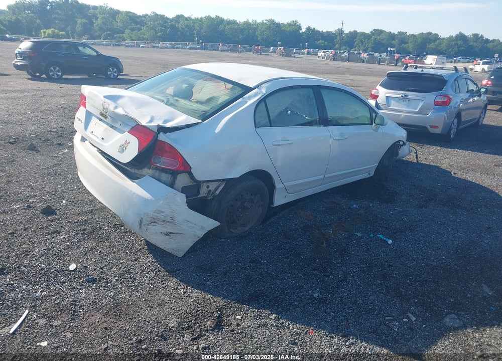 2008 HONDA CIVIC LX VIN: 2HGFA165X8H518710