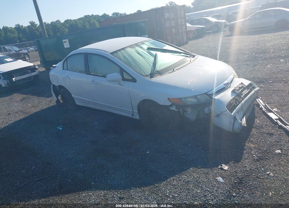 2008 HONDA CIVIC LX VIN: 2HGFA165X8H518710