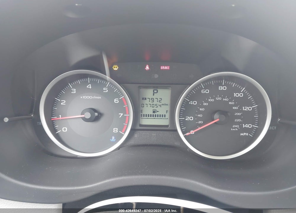 2016 SUBARU FORESTER VIN: JF2SJADC1GH559604