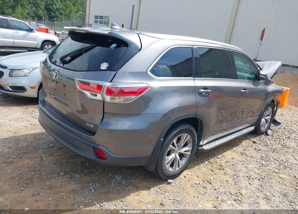 2015 TOYOTA HIGHLANDER VIN: 5TDKKRFH7FS112546