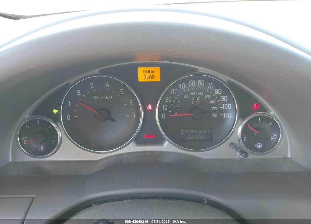 2005 BUICK RENDEZVOUS CX VIN: 3G5DA03E55S567690