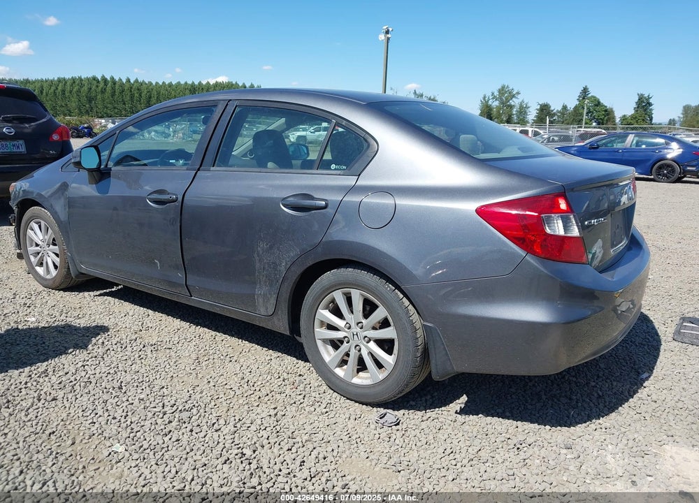 2012 HONDA CIVIC EX VIN: 19XFB2F84CE353446