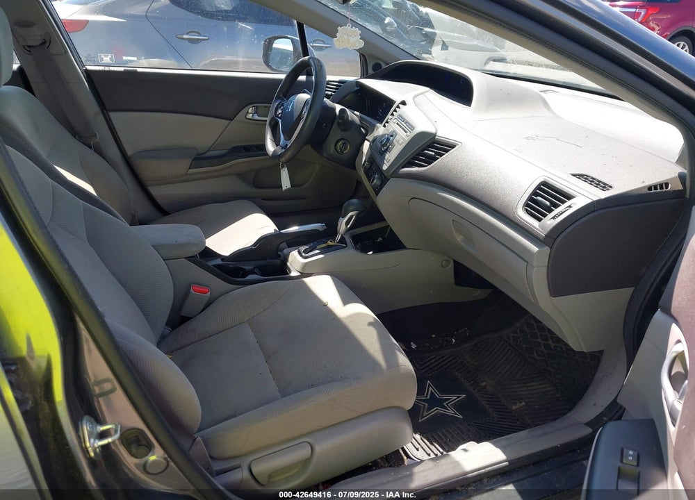 2012 HONDA CIVIC EX VIN: 19XFB2F84CE353446
