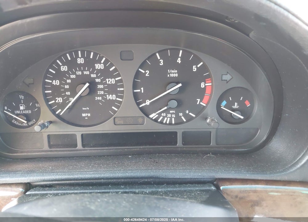1999 BMW 750IL VIN: WBAGJ0337XDD73119