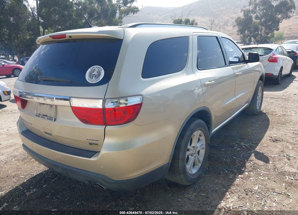 2011 DODGE DURANGO VIN: 1D4RD4GG8BC634117