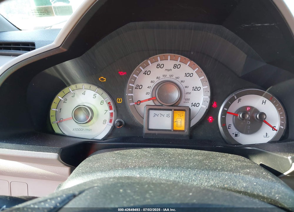 2012 HONDA PILOT VIN: 5FNYF4H62CB086015