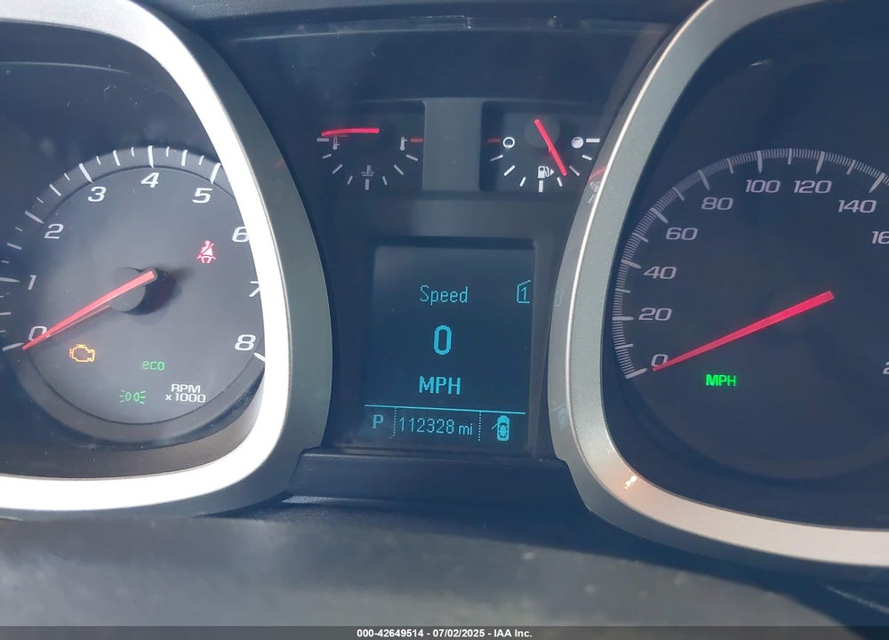 2012 CHEVROLET EQUINOX VIN: 2GNALDEK5C6161296