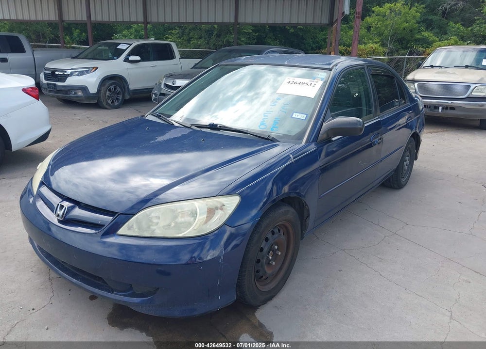 2004 HONDA CIVIC LX VIN: 2HGES16574H577524
