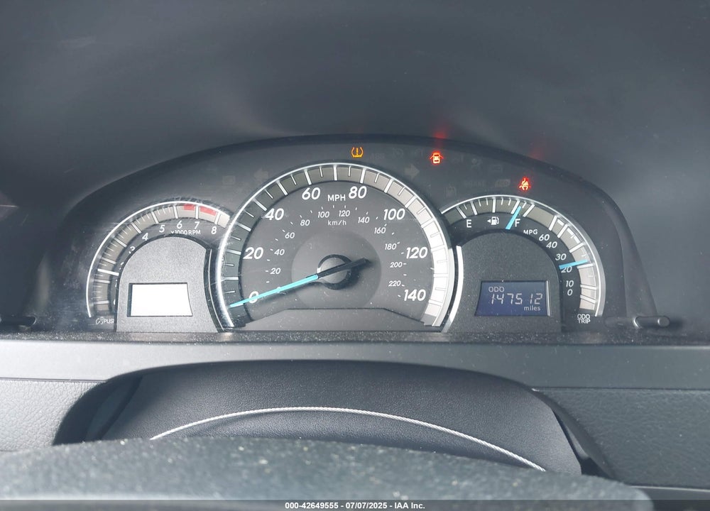 2012 TOYOTA CAMRY VIN: 4T1BF1FK5CU182969