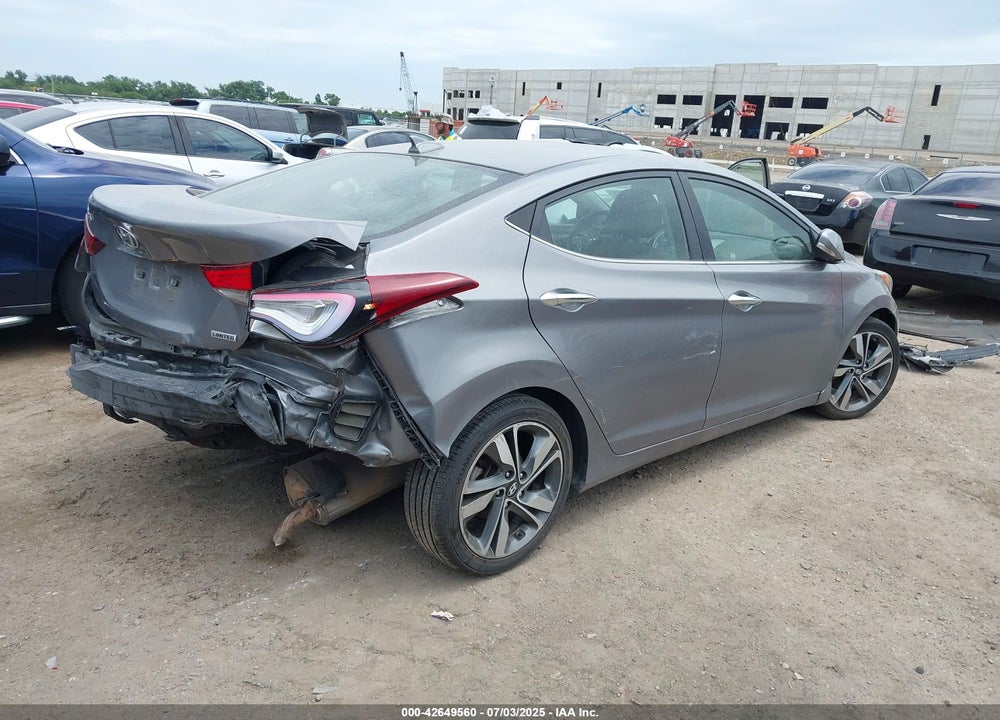 2015 HYUNDAI ELANTRA VIN: KMHDH4AE3FU456101
