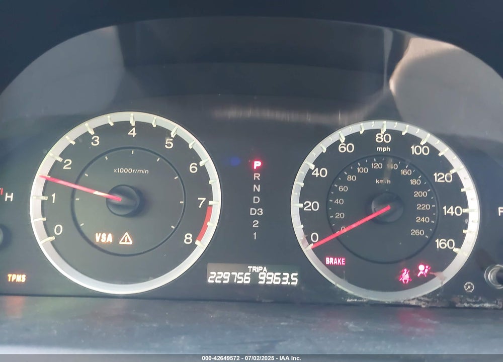 2008 HONDA ACCORD VIN: 1HGCP26878A030332