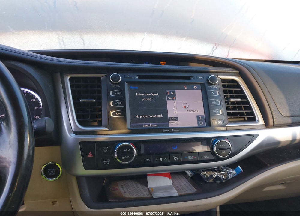 2014 TOYOTA HIGHLANDER VIN: 5TDKKRFH1ES038216