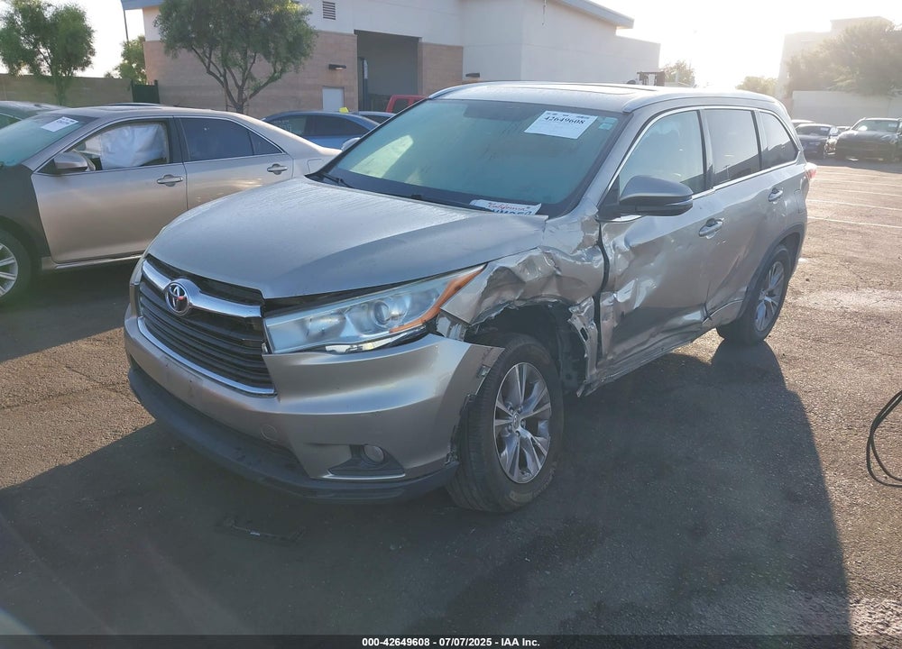 2014 TOYOTA HIGHLANDER VIN: 5TDKKRFH1ES038216