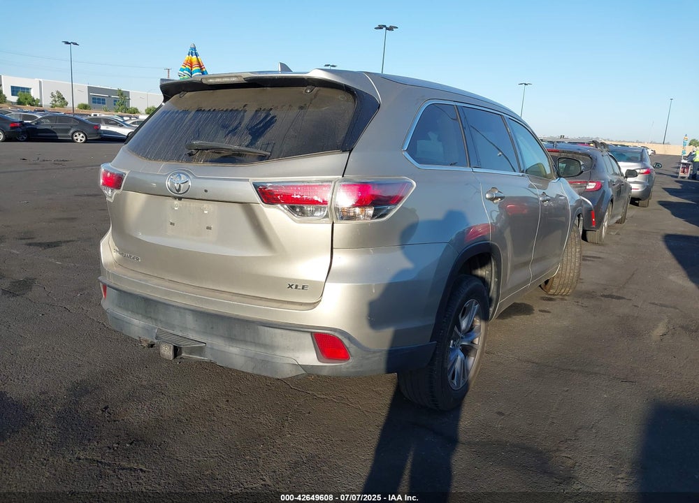 2014 TOYOTA HIGHLANDER VIN: 5TDKKRFH1ES038216
