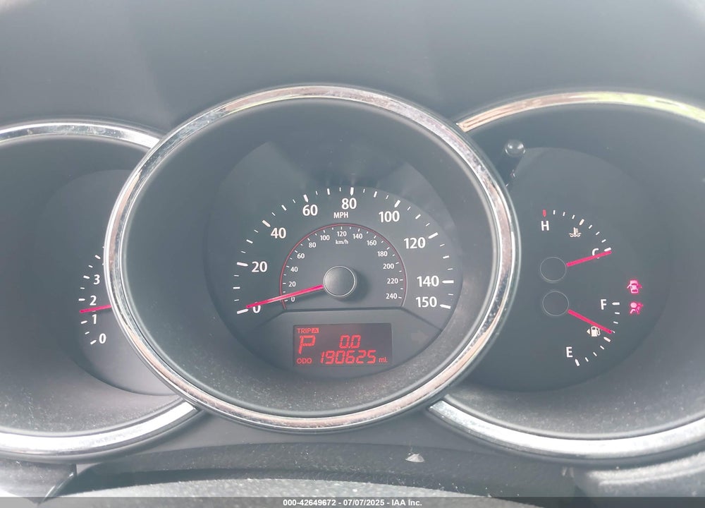 2012 KIA SORENTO VIN: 5XYKT4A67CG190808