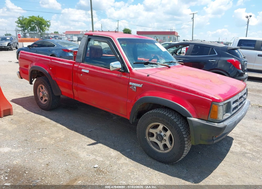 1991 MAZDA B2600 SHORT BODY VIN: JM2UF4148M0131364
