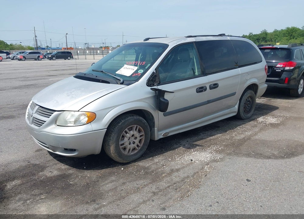 2005 DODGE GRAND CARAVAN SE VIN: 1D4GP24R25B421537