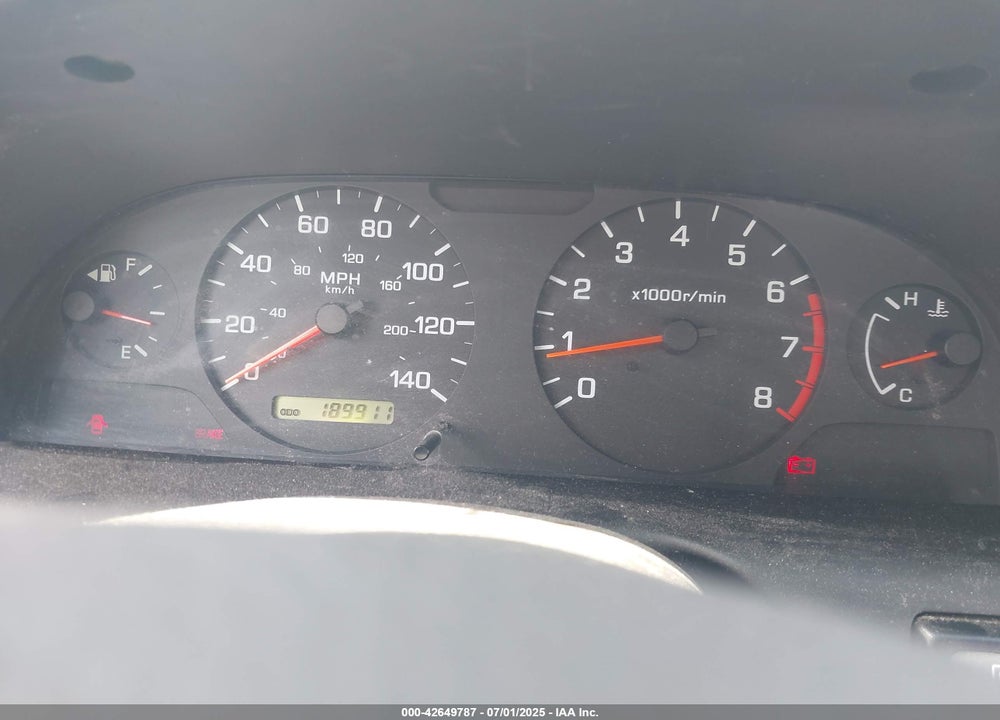 2001 NISSAN ALTIMA GXE VIN: 1N4DL01D41C201531