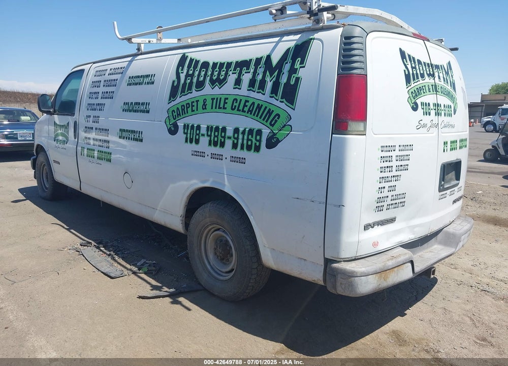 2002 CHEVROLET EXPRESS VIN: 1GCHG39R321159867