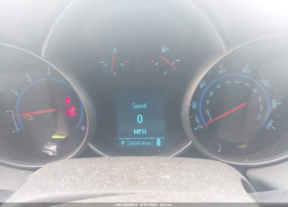 2012 CHEVROLET CRUZE VIN: 1G1PC5SH9C7187328